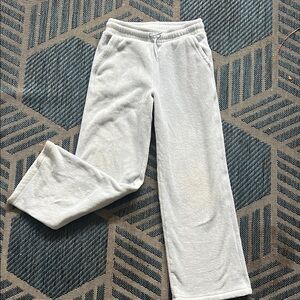 Athleta Girl Soft Gray Fleece Joggers